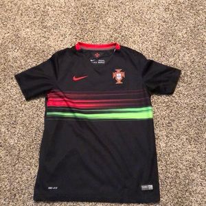 Portugal Nike Dri-Fit Authentic kids short sleeve